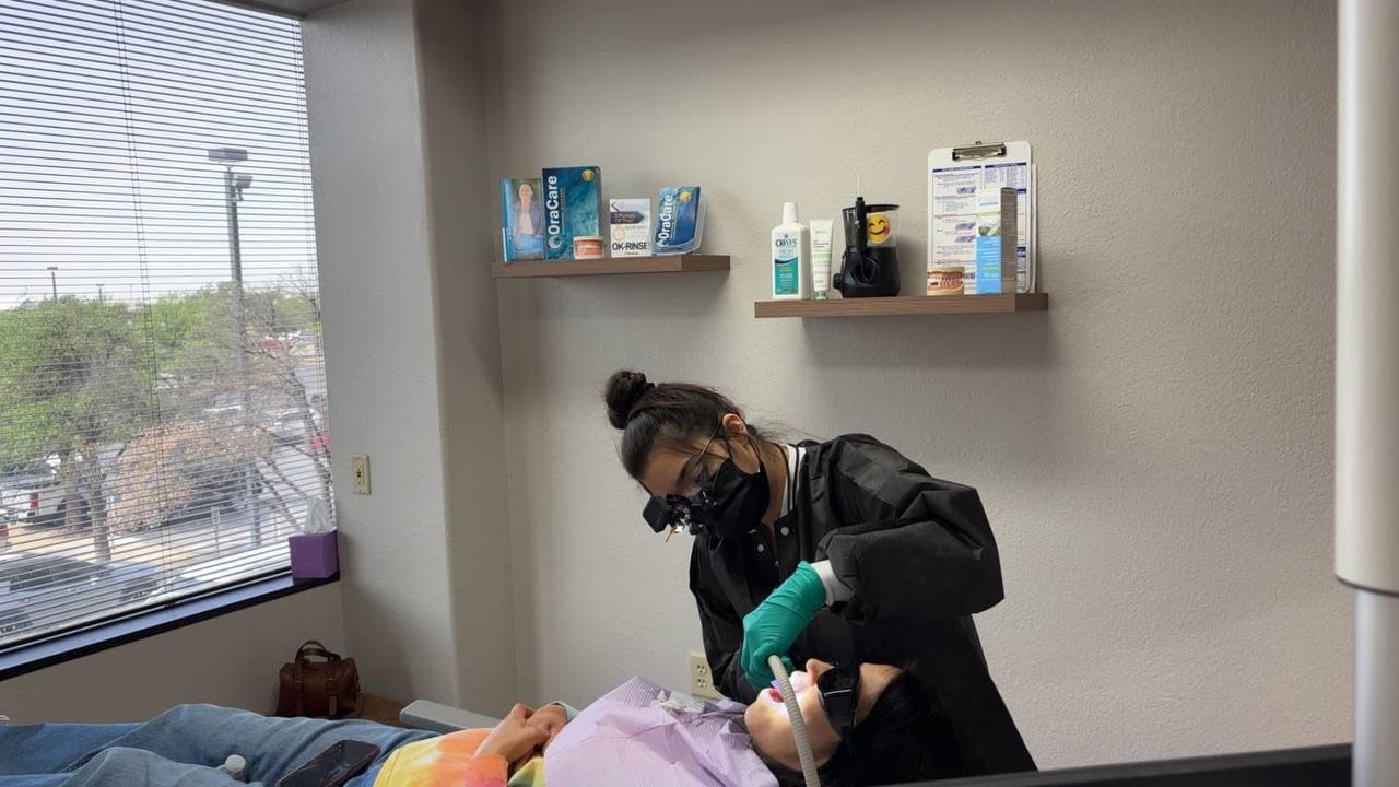Dental treatment in progress at The Smile Suite for urgent care needs